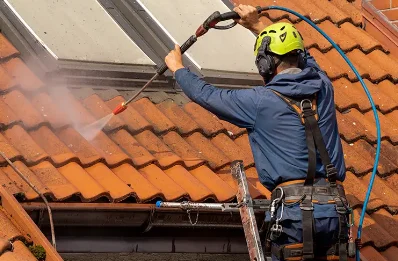 Démoussage et hydrofuge de toiture à Bessay
